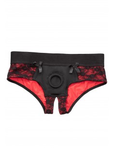 Uprząż na Dildo Strapon Scandal Crotchless Set S/M - Uprzęże Strapon - 1