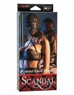 Scandal Corset Lace Hood - Opaski i maski na oczy - 1 2
