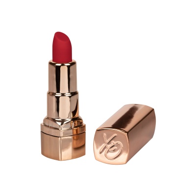 Wibrator punktowy Hide & Play Lipstick Recharge Red – 10 trybów wibracji, 19,7 cm - 1