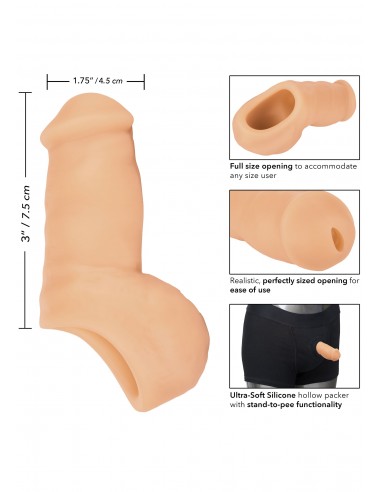 Ultra Soft Silicone Packer - Przedłużki i nakładki na penisa - 9