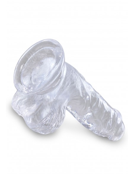 King Cock 5 Inch Cock w Balls - Dilda żelowe - 5