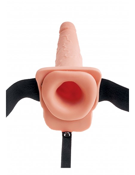 Dildo Na Pasku Z Wytryskiem Squirting Strap-On 7.5 Inch  - Strap-ony, dilda na pasku bez wibracji - 4