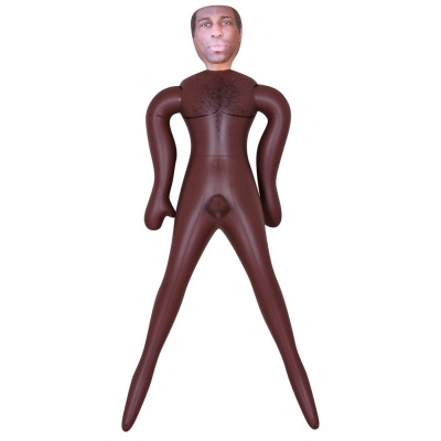 Męska lalka erotyczna nadmuchiwana Mista Cool – sztywny penis 20 cm, wysokość 160 cm - 1 2