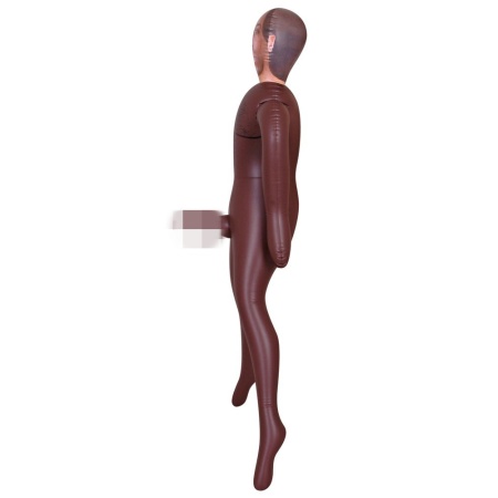 Męska lalka erotyczna nadmuchiwana Mista Cool – sztywny penis 20 cm, wysokość 160 cm - 3