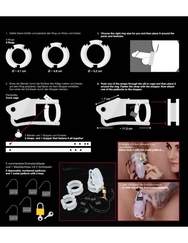 Peniskafig 15-teiling - Dilatory penisa - 7