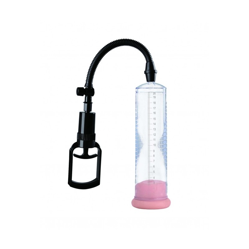 Pompka erekcyjna Power Pump XL przezroczysta z dodatkową pochwą - 1