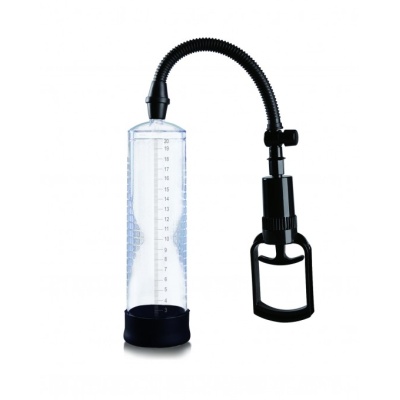 Pompka erekcyjna Power Pump XL przezroczysta z dodatkową pochwą - 1 2