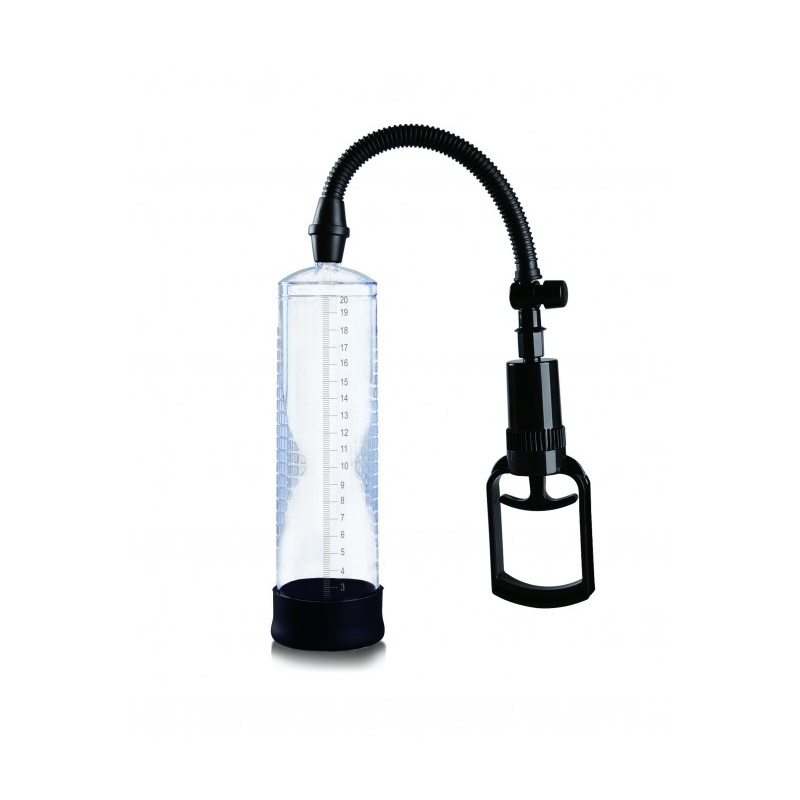 Pompka erekcyjna Power Pump XL przezroczysta z dodatkową pochwą - 2