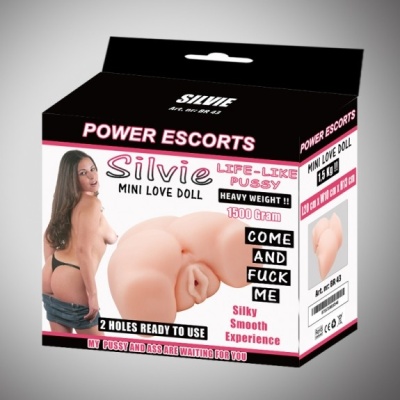 Masturbator Silvie Mini Love Doll Flesh 1500 g - 1 2