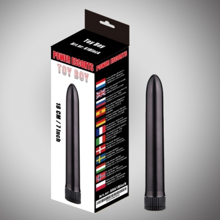Wibrator Toy Boy 18 cm Czarny - 2