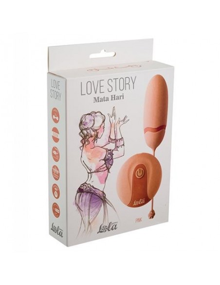 Lola Toys Love Story - Vibrating Egg - Mata Hari Pink - WIBRATORY NA PILOTA - 3