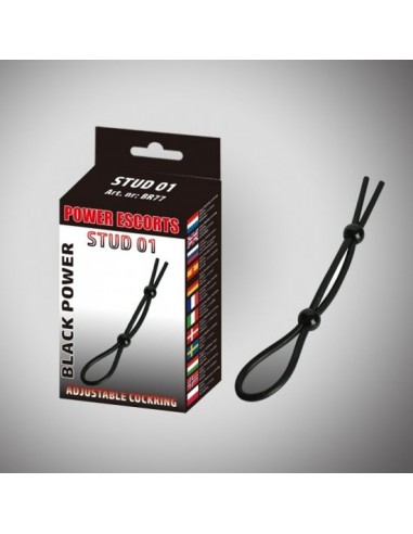 Regulowany Pierścień na Penisa adjustable stud cockring - Pierścienie erekcyjne niewibrujące - 1