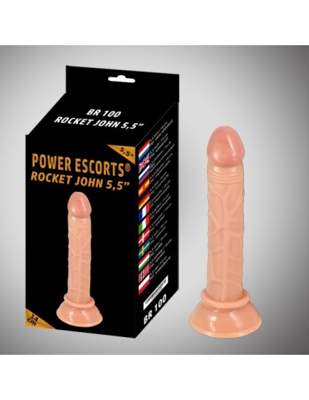 Rocket john 5,5 inch flesh realistic dildo 5,5 inch / 14 cm - Dilda realistyczne - 2