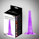 Korek analny Rocket Drill 16 cm fioletowy - 2