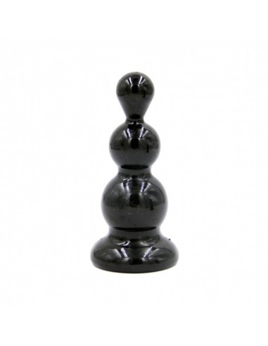 Rocket drill 3,2 inch black  anal plug 3,2 inch / 8 cm - Korki analne silikonowe - 1