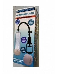 Powerpump juicy clear penis pump with extra big pussy part - Pozostałe - 1