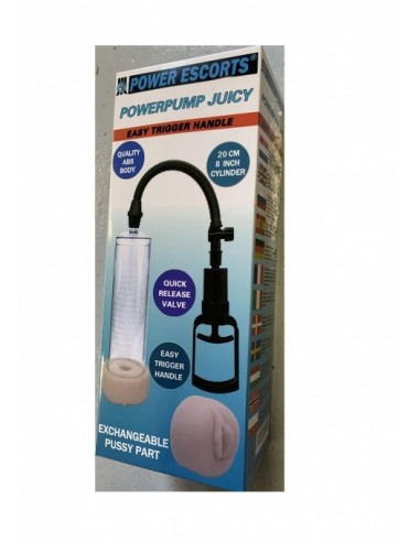 Powerpump juicy clear penis pump with extra big pussy part - Pozostałe - 1