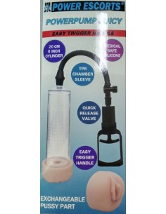 Powerpump juicy clear penis pump with extra big pussy part - Pozostałe - 1 2