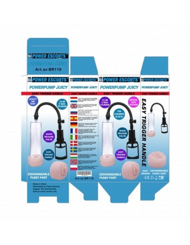 Powerpump juicy clear penis pump with extra big pussy part - Pozostałe - 3