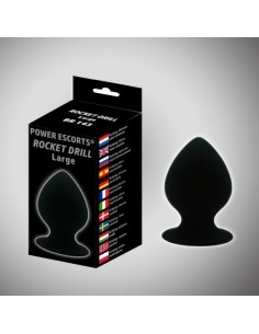 Rocket drill large plug big suction cup anal plug 8,5 x dia 3,5 cm - Korki analne silikonowe - 1