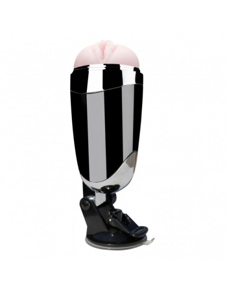 Randy Sandy Black Wallmounted Masturbator Z Wibracjami - Masturbatory i Sztuczne pochwy - 3