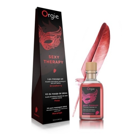 Żel-Lips Massage Kit Strawberry - 100 ml - 1