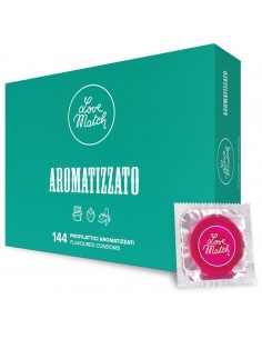 Prezerwatywy-Love Match Arromatizato - 144 pack - Prezerwatywy smakowe - 1