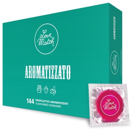Prezerwatywy-Love Match Arromatizato - 144 pack - 1
