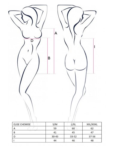 Bielizna-DIVINE SET black S/M - Casmir - Komplety bielizny erotycznej - 3