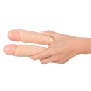 Double Dong – Podwójne Dildo Realistyczne z Żołędziami i Żyłkami, 33,1 cm, śred. 3,8 cm, PVC - 2