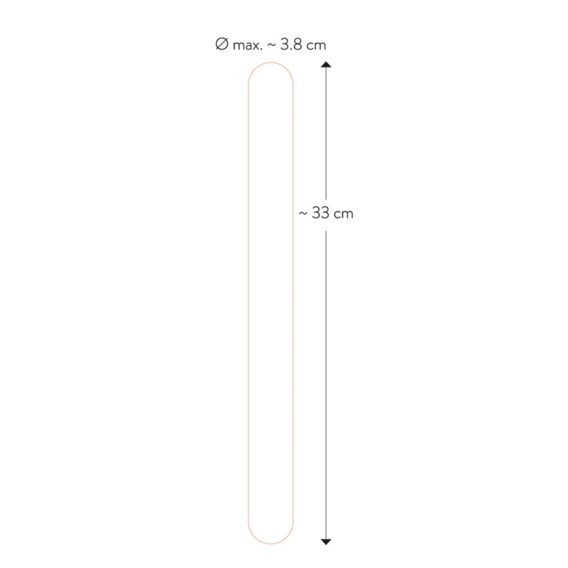 Double Dong – Podwójne Dildo Realistyczne z Żołędziami i Żyłkami, 33,1 cm, śred. 3,8 cm, PVC - 4