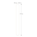 Double Dong – Podwójne Dildo Realistyczne z Żołędziami i Żyłkami, 33,1 cm, śred. 3,8 cm, PVC - 4