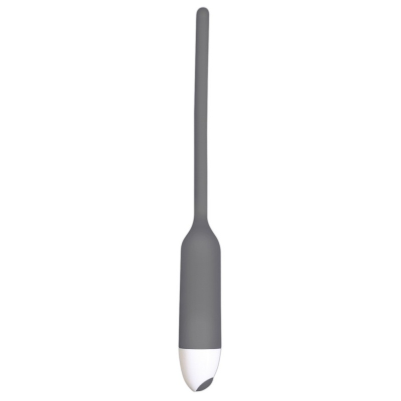 Wibrator do stymulacji cewki moczowej Men's Dilator grey – 7 rytmów wibracji, ø 6 mm, dł. 19 cm - 3