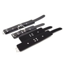 Kajdanki na nadgarstki i kostki Chain Arms - czarne, 19,5 cm (nadgarstki) i 27 cm (kostki) - 2