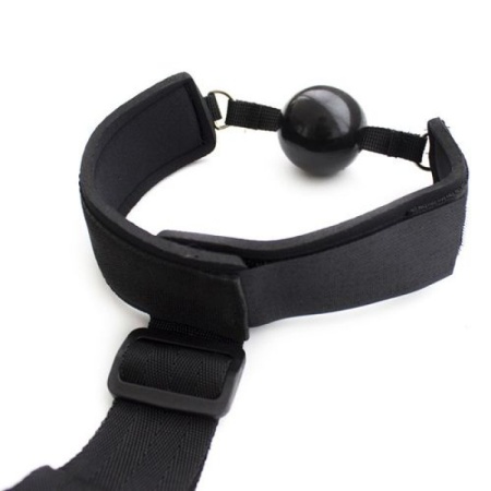 Pas do krępowania rąk z kneblem Costrittivio Bondage Back Restraint czarny - 3