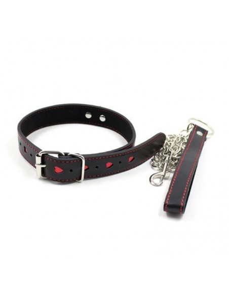 Easy Collar Leash Black - Chokery, obroże i smycze - 2