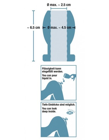 Plug-Lust Tunnel Plug Alu - Korki analne silikonowe - 5
