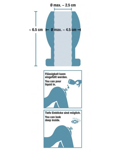 Plug-Lust Tunnel Plug Alu - Korki analne silikonowe - 5