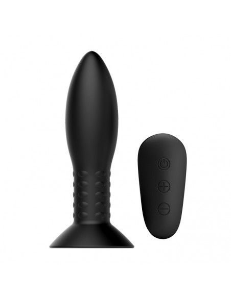 MR PLAY - Rotation Beads Anal Plug - Kulki i korki analne wibrujące - 1