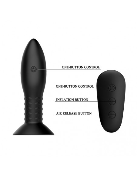 MR PLAY - Rotation Beads Anal Plug - Kulki i korki analne wibrujące - 4