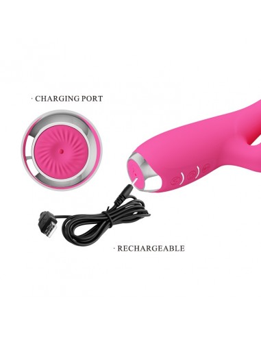 PRETTY LOVE - GLORIA Pink 12 function vibrations - Wibratory Punktu G - 12