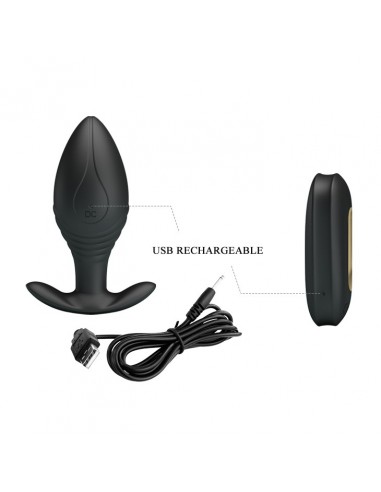 PRETTY LOVE - REGINA Remote Anal Plug - Kulki i korki analne wibrujące - 5