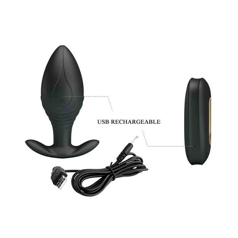 Wibrator analny Regina 8,8 cm z pilotem - 5