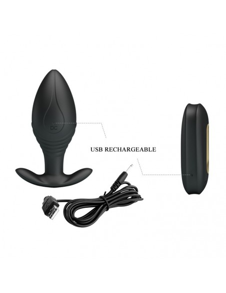 PRETTY LOVE - REGINA Remote Anal Plug - Kulki i korki analne wibrujące - 5