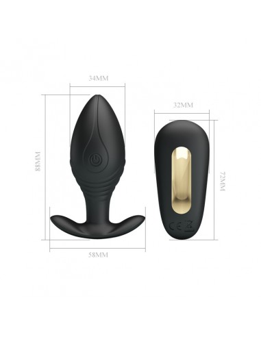 PRETTY LOVE - REGINA Remote Anal Plug - Kulki i korki analne wibrujące - 6