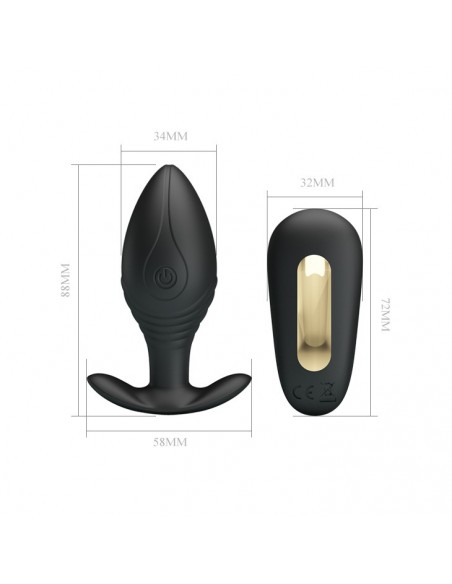 PRETTY LOVE - REGINA Remote Anal Plug - Kulki i korki analne wibrujące - 6