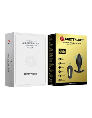 PRETTY LOVE - REGINA Remote Anal Plug - Kulki i korki analne wibrujące - 7