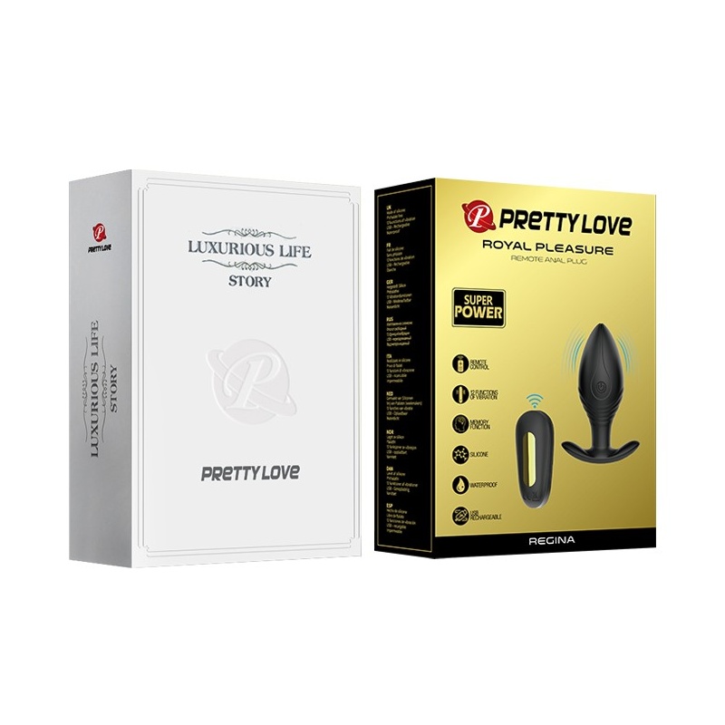 Wibrator analny Regina 8,8 cm z pilotem - 7