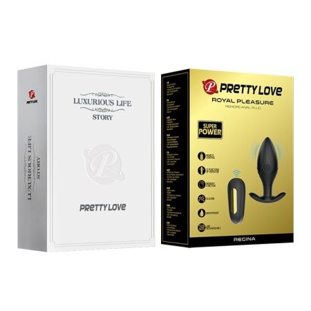 Wibrator analny Regina 8,8 cm z pilotem - 7