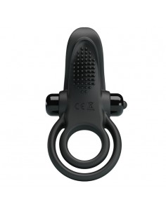 Wibrujący pierścień na penisa Czarny - 10 Funkcji - Pierścienie erekcyjne wibrujące - 1